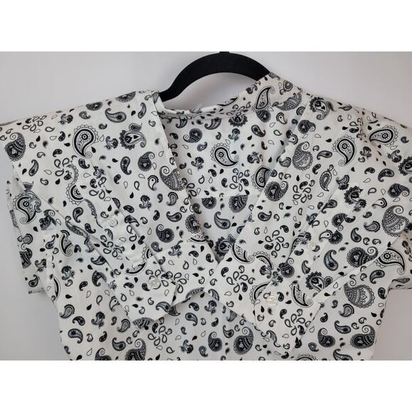 Guess Los Angeles NWT Men's Long Sleeve Paisley Slim Fit Button Up Shirt Sz XL - Picture 10 of 12